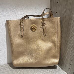 Michael Kors Shimmering Gold Tote